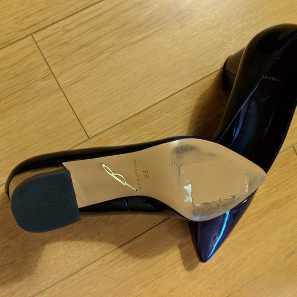 Bryan Atwood Pumps. Purple/black ombre - Picture 3 of 3